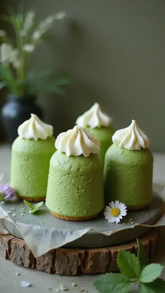 10 Adorable Mini Birthday Cakes That Will Steal the Show (You Won't Believe #5!) - 5. Surprising Matcha Mini Cakes