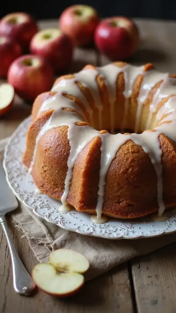 10 Easy Apple Cake Recipes That Will Make You the Star of Every Gathering! - 2. Easy Apple Bundt Cake