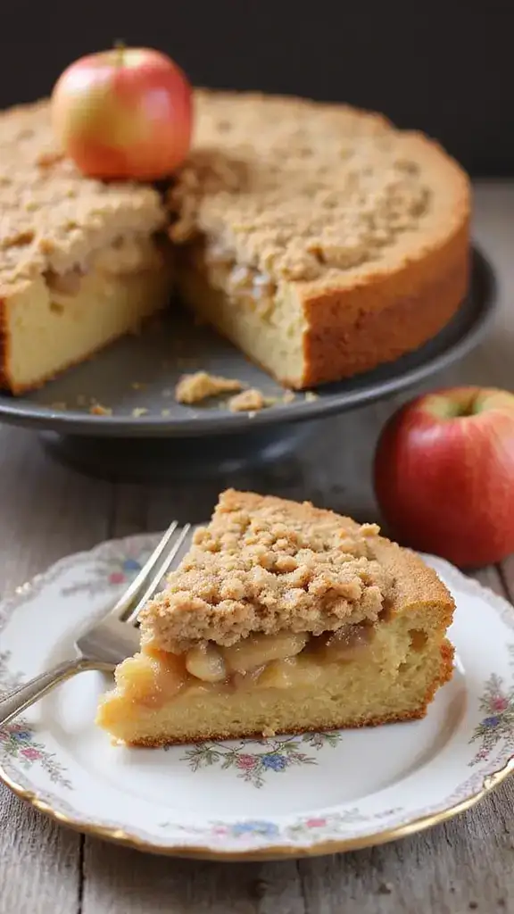 10 Easy Apple Cake Recipes That Will Make You the Star of Every Gathering! - 4. Apple Crumble Cake