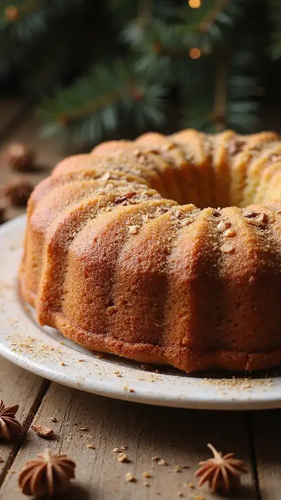 12 Festive Fruit Cake Decorations to Elevate Your Holiday Baking Game! - 11. Holiday Spice Blend Dusting
