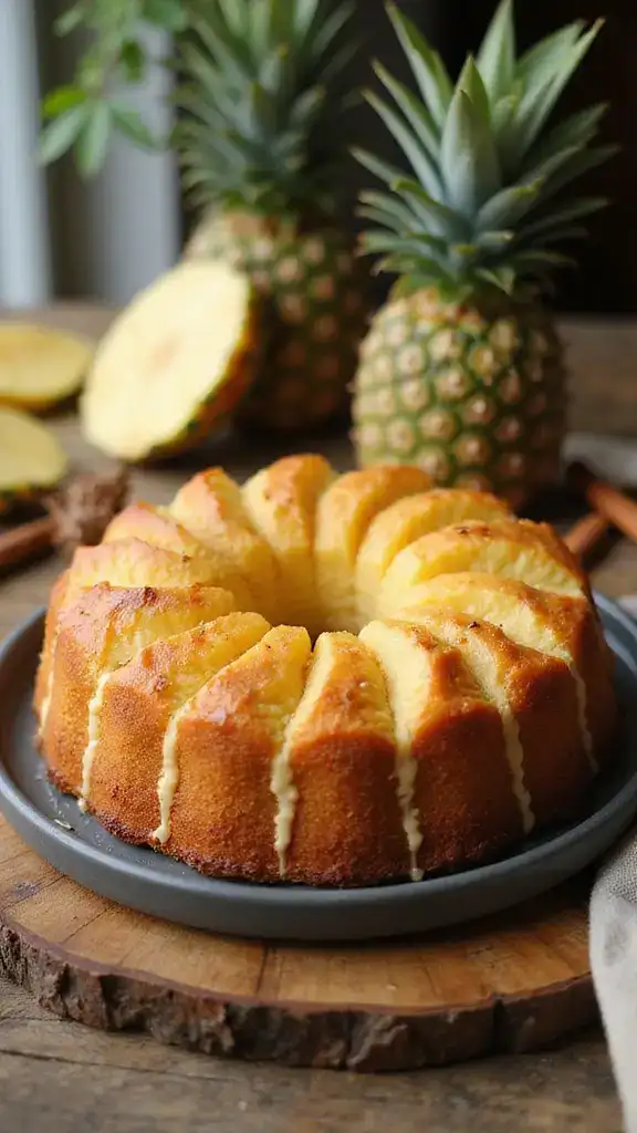 12 Fruity Pineapple Cake Recipes That Will Make Your Summer Sweet (Wait Until You Taste #8!) - 6. Tropical Pineapple Spice Cake
