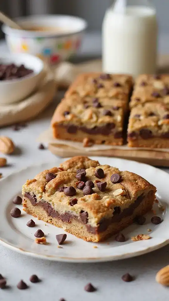 12 Healthy Sheet Cake Options That Are Guilt-Free and Delicious! - 12. Nutty Chocolate Chip Sheet Cake