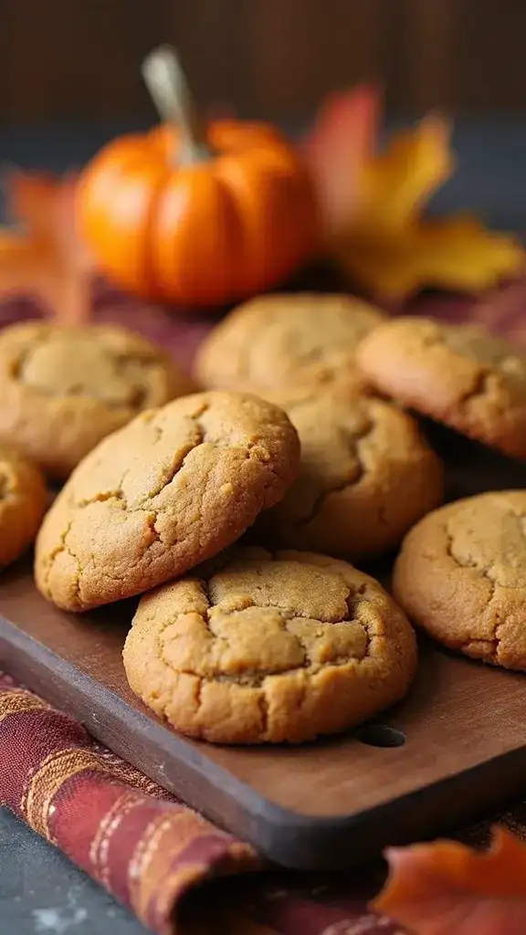 12 Irresistibly Easy Cake Mix Cookies That Will Make You the Star of Every Party! - 6. Pumpkin Spice Cake Mix Cookies