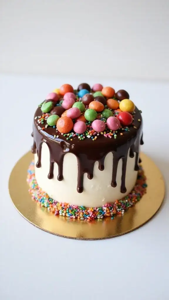 12 Small Cake Decoration Hacks That Will Transform Your Baking Game (You Won't Believe #5!) - 3. Chocolate Drip Elegance