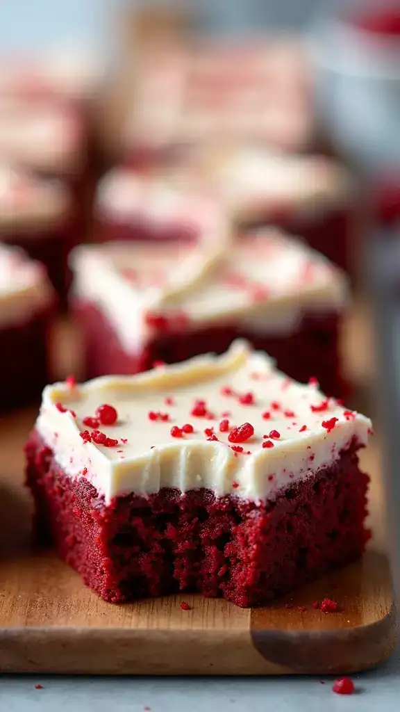 13 Decadent Red Velvet Cake Variations for Every Celebration (You Won't Believe #7!) - 8. Red Velvet Brownies