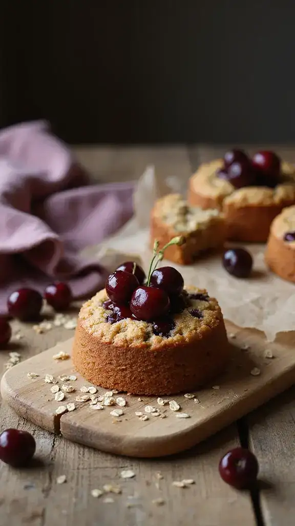 14 Unique Cherry Cake Variations That Will Blow Your Mind! - 9. Cherry Oatmeal Cake