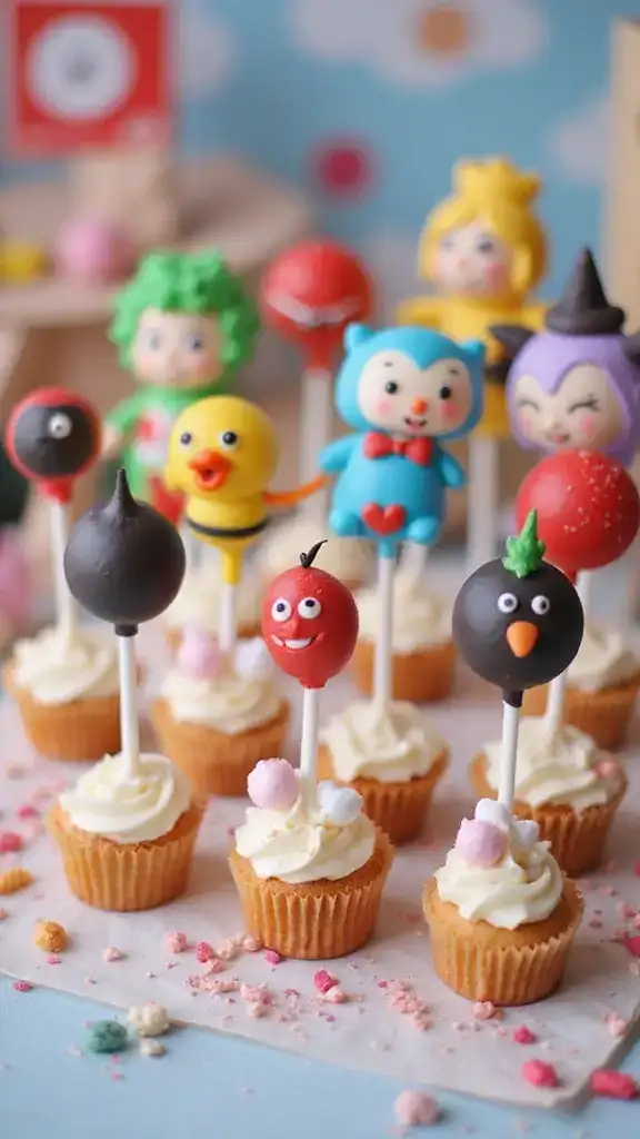 18 Creative Cake Pop Decorating Ideas That’ll Make You Say 'Wow!' - 6. Themed Character Pops