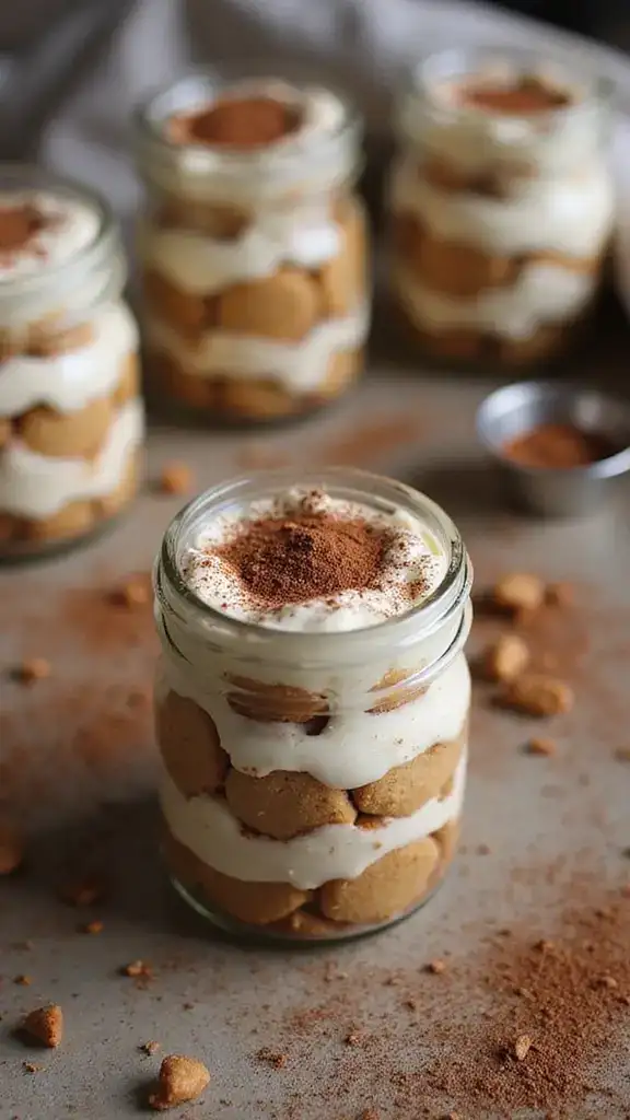 8 Adorable Mini Tiramisu Cakes That Are Perfect for Any Party (You’ll Love #3!) - 4. Mini Tiramisu Jars