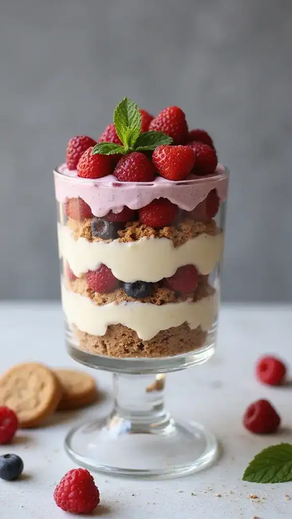 9 Show-Stopping Dirt Cake Ideas That Will Steal the Spotlight at Your Next Gathering! - 7. Berry Delight Dirt Cake