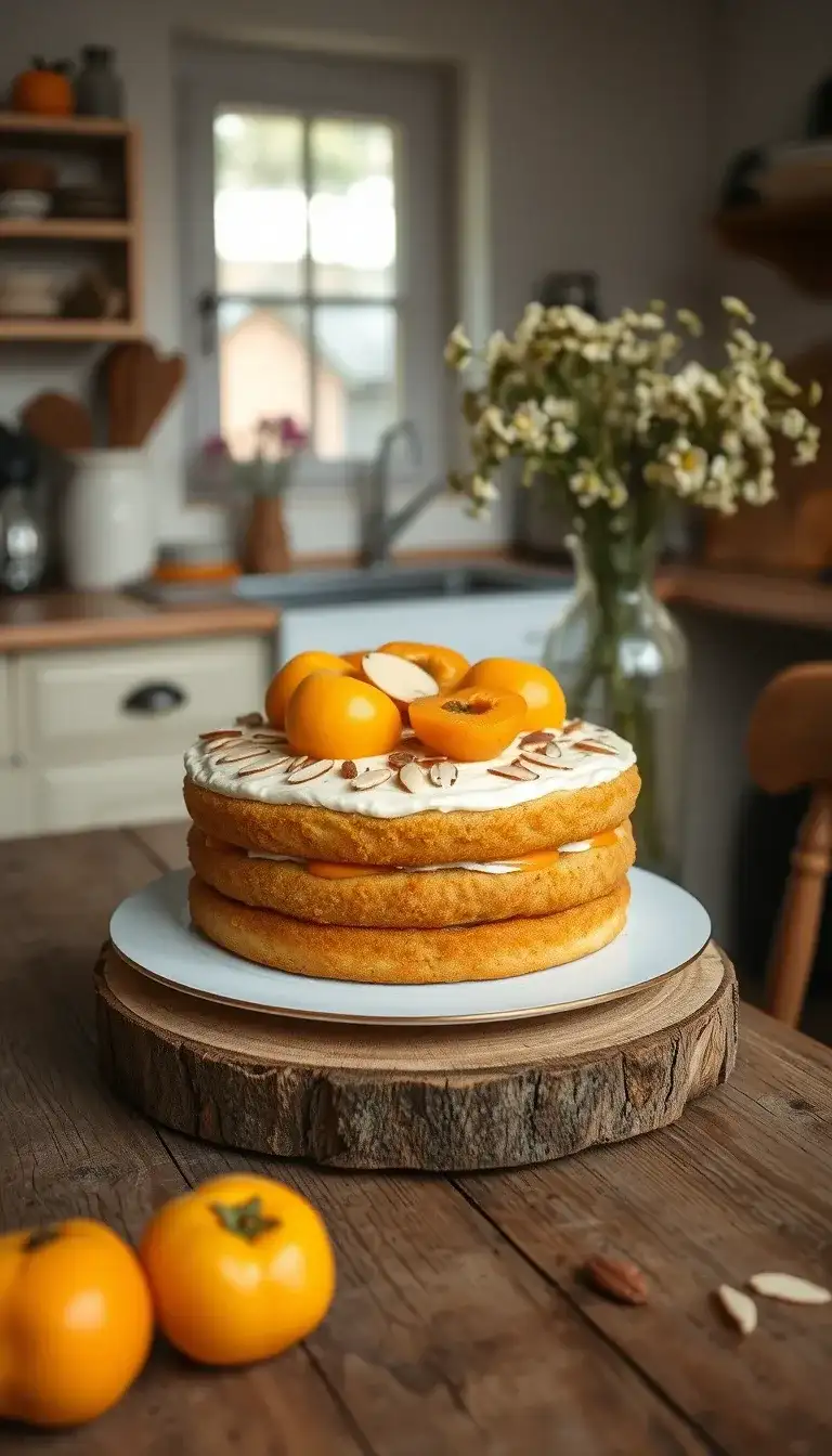 apricot almond torte