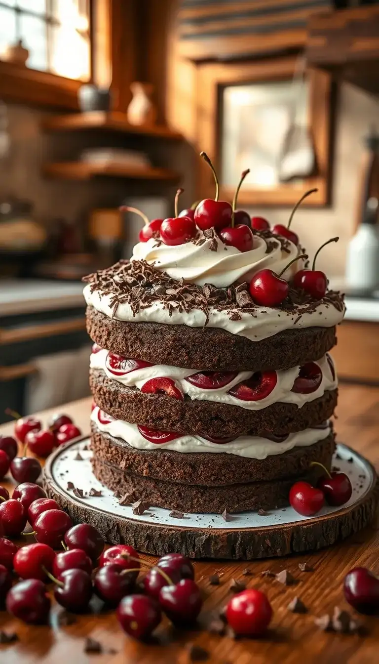 black forest extravaganza cake