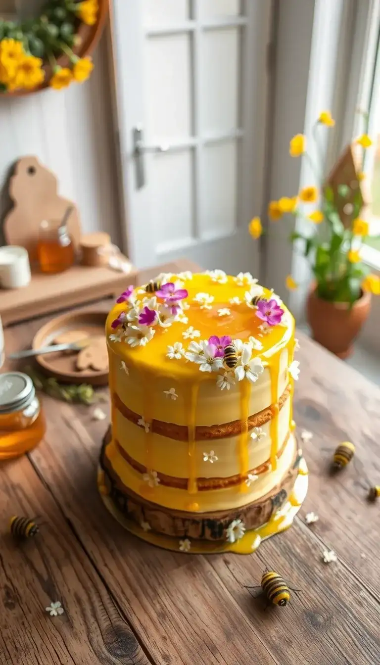 bumblebee honey cake