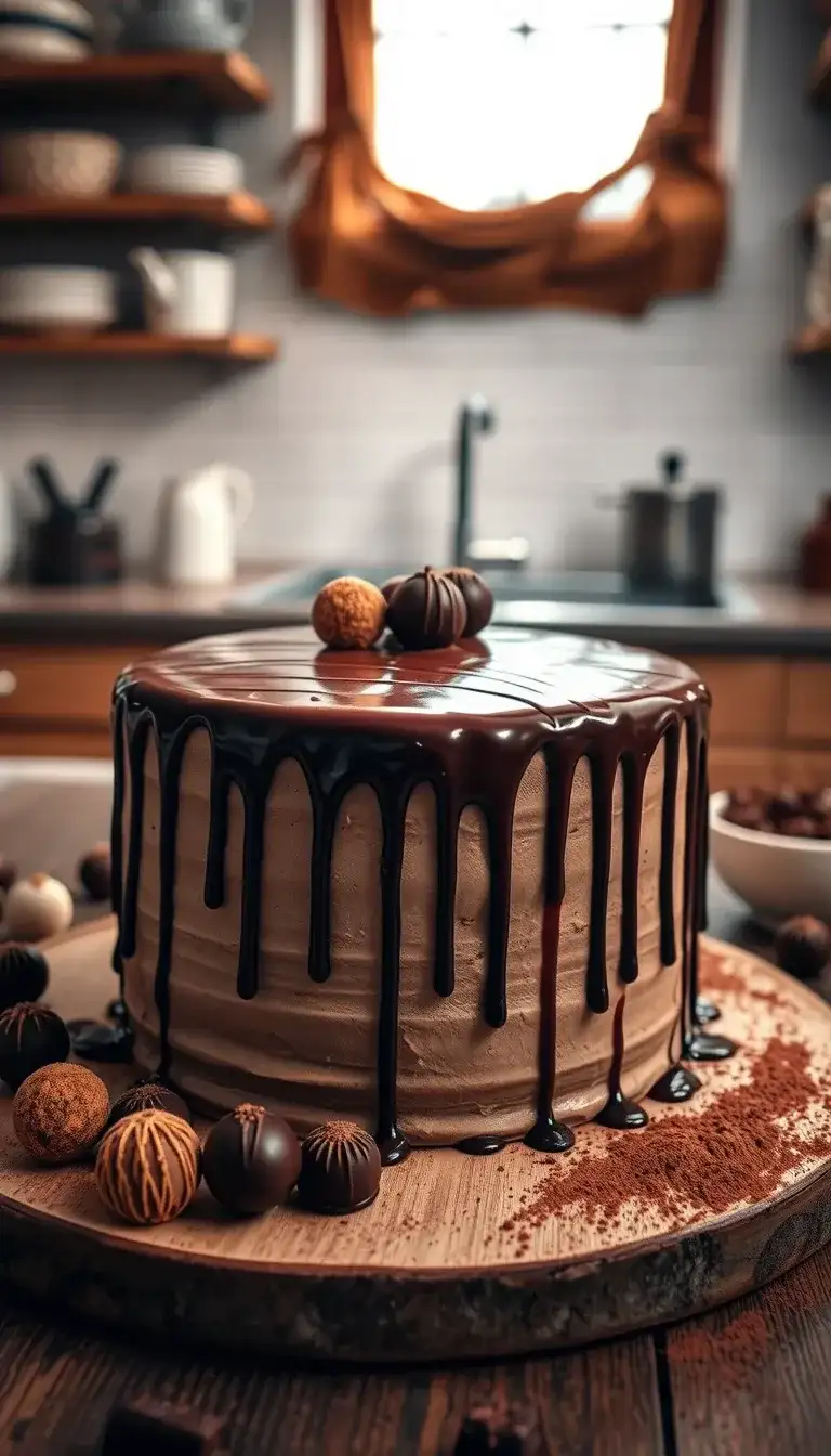 chocolate drizzle