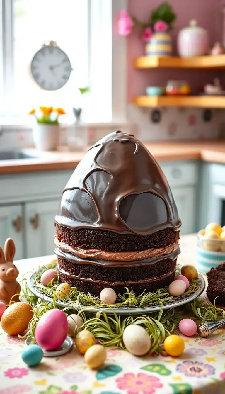 chocolate egg cake