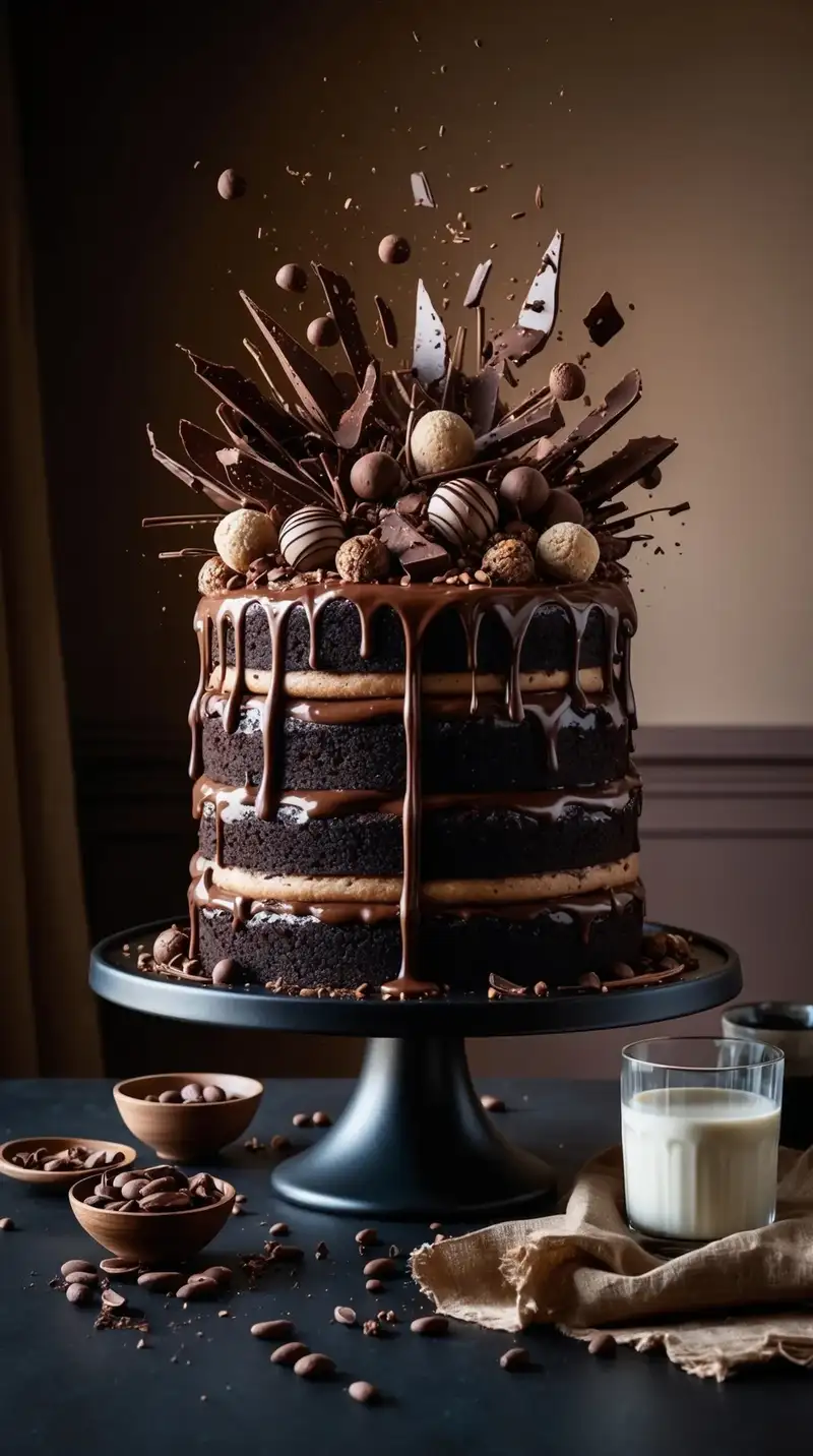 chocolate explosion cake