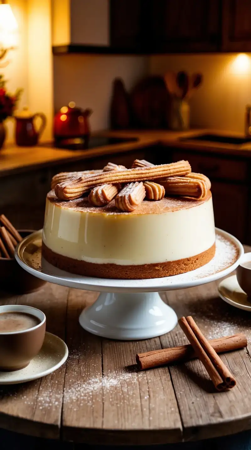 Churro Flan Cake