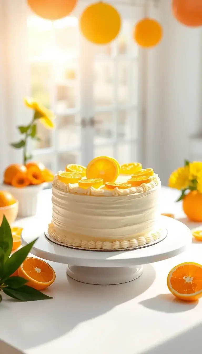 citrus sunshine cake