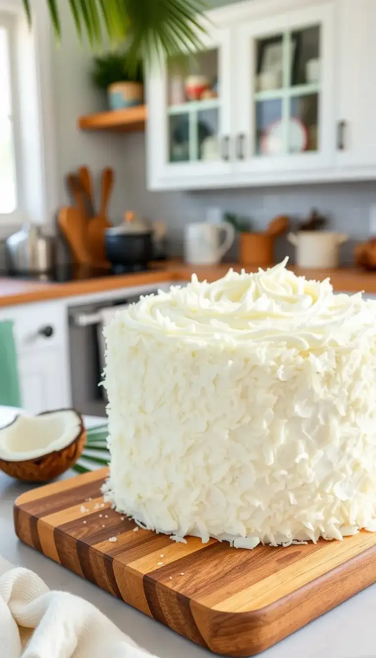 creamy coconut cake