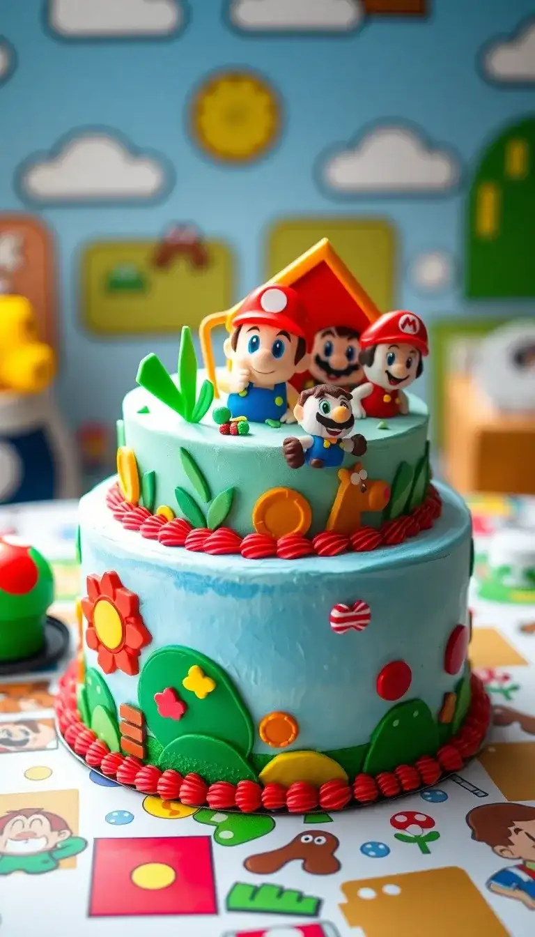 Crossover with Mario Theme Cake2.webp