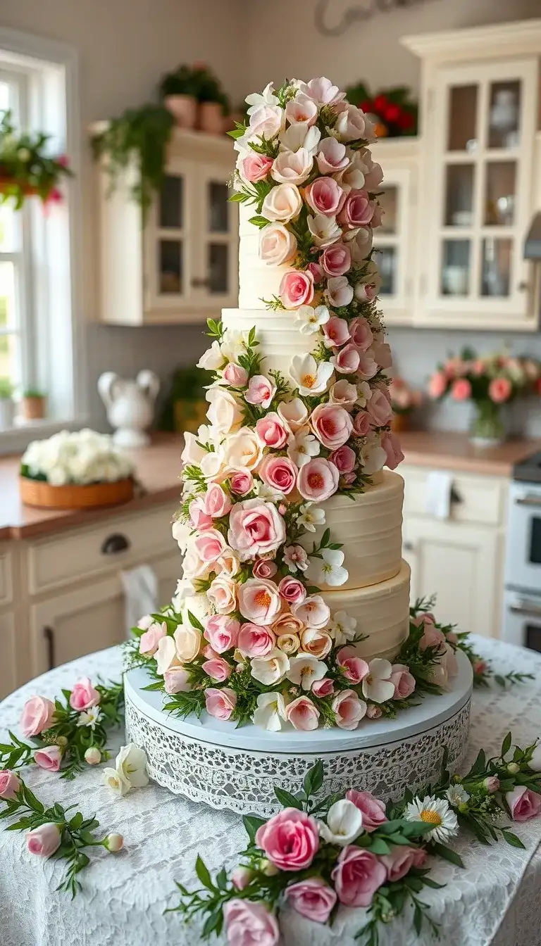 floral cascade elegance
