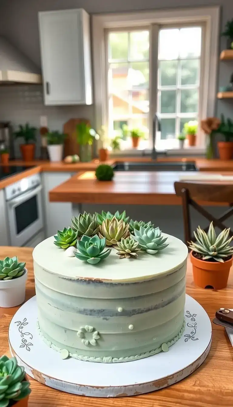 fondant succulents