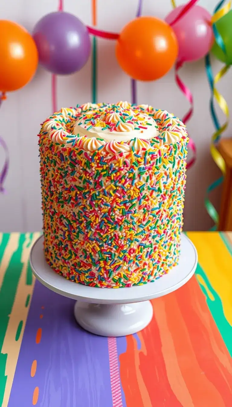 funfetti rainbow celebration