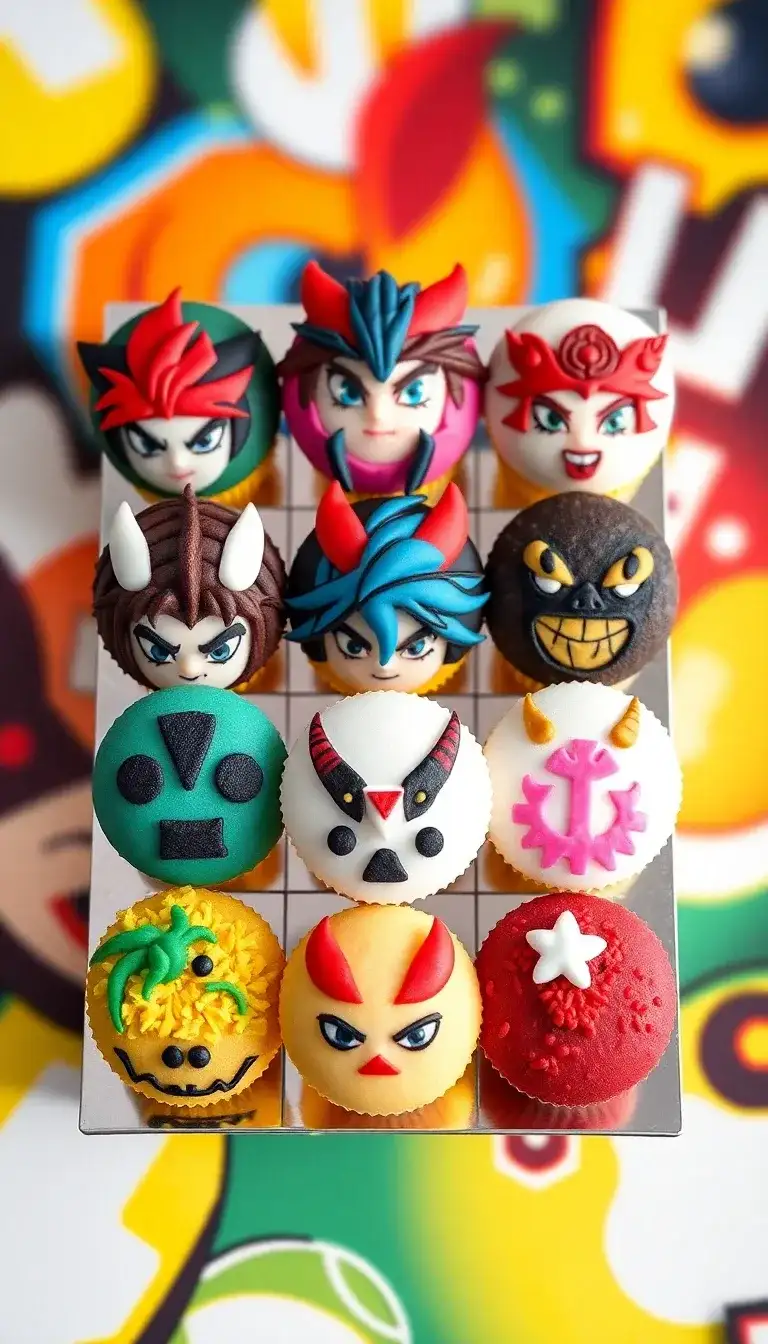 Hashira Heroes Cake Set2.webp