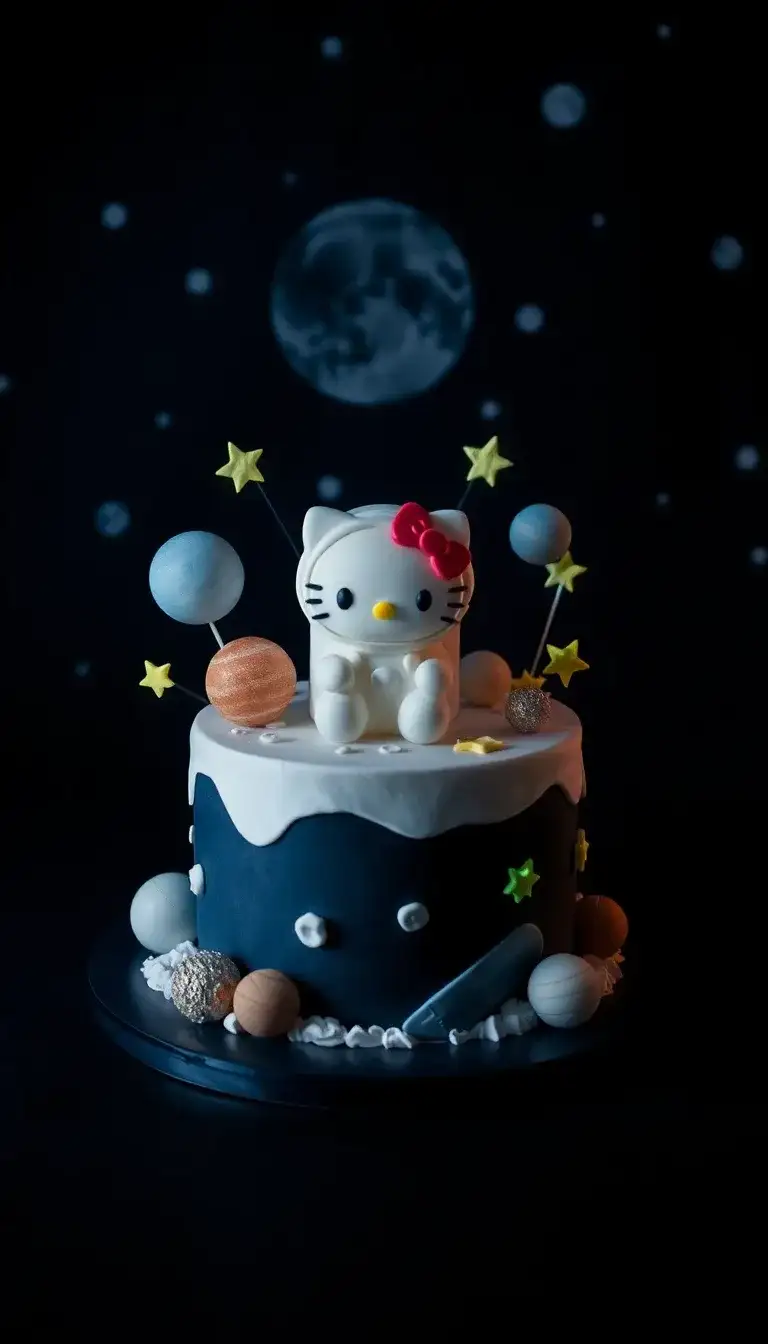 Hello Kitty Astronaut Cake2.webp