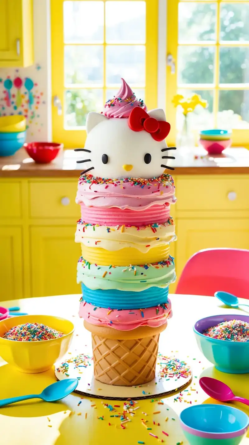 29 Whimsical Hello Kitty Cake Ideas to Delight Any Celebration | Cake ...
