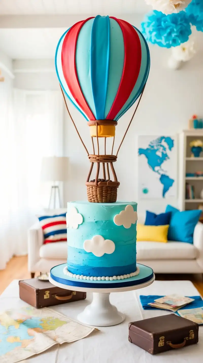 Hot Air Balloon Cake