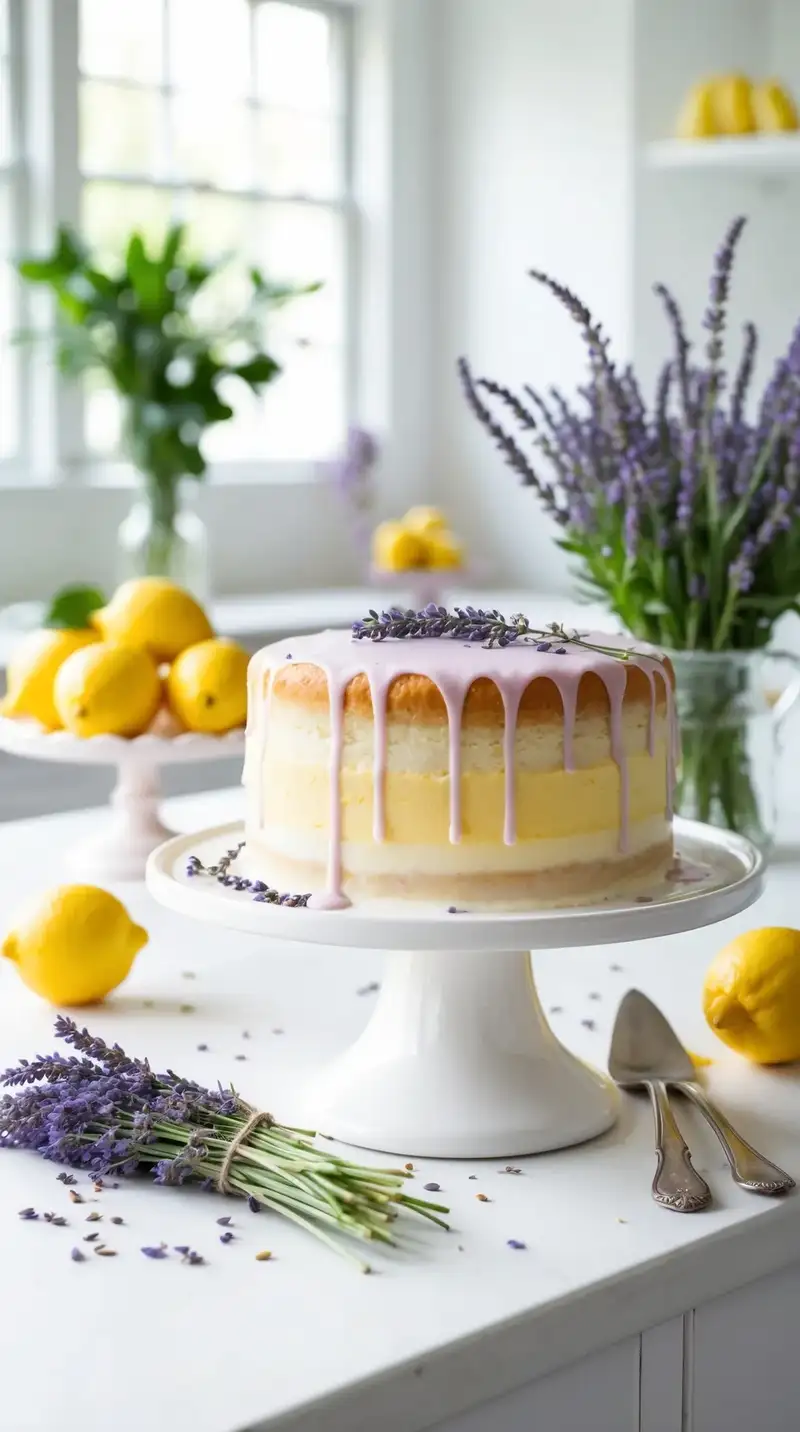 Lemon Lavender Cake