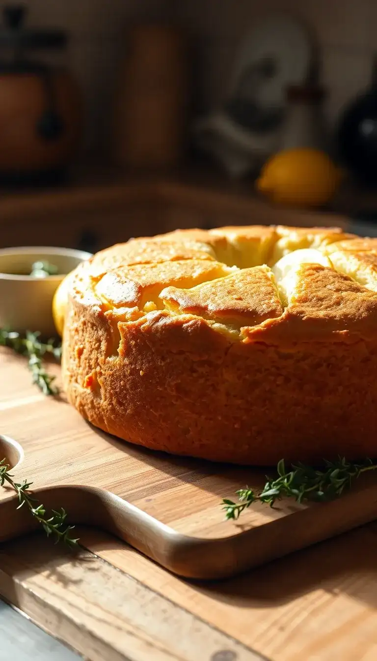 lemon thyme olive oil cake