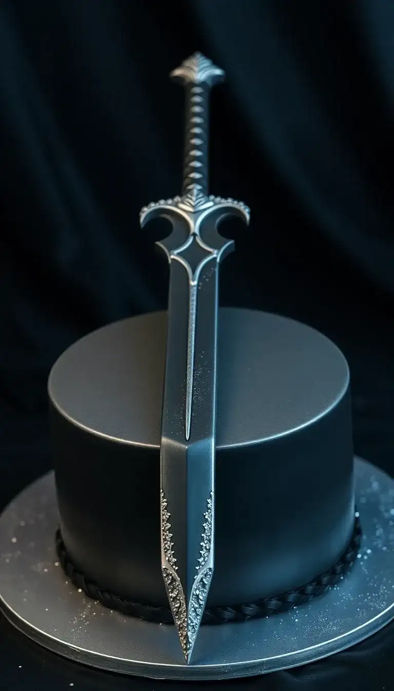 Nichirin Blade Replica Cake1.webp