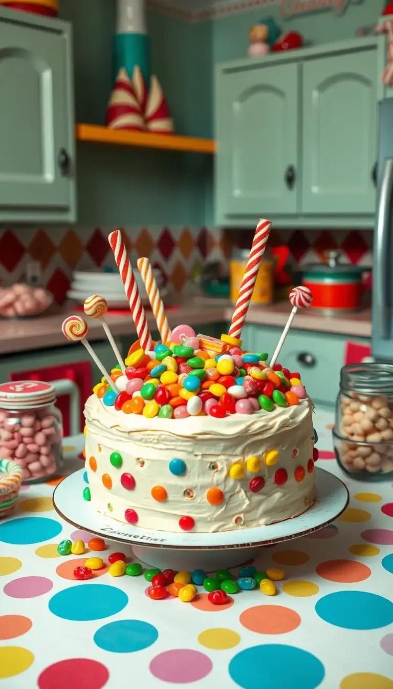 nostalgic candy cake