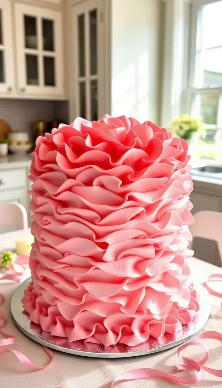 ombre ruffle delight