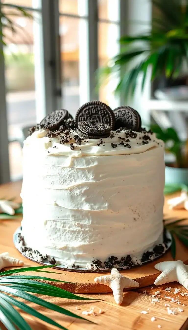 oreo coconut cream cake