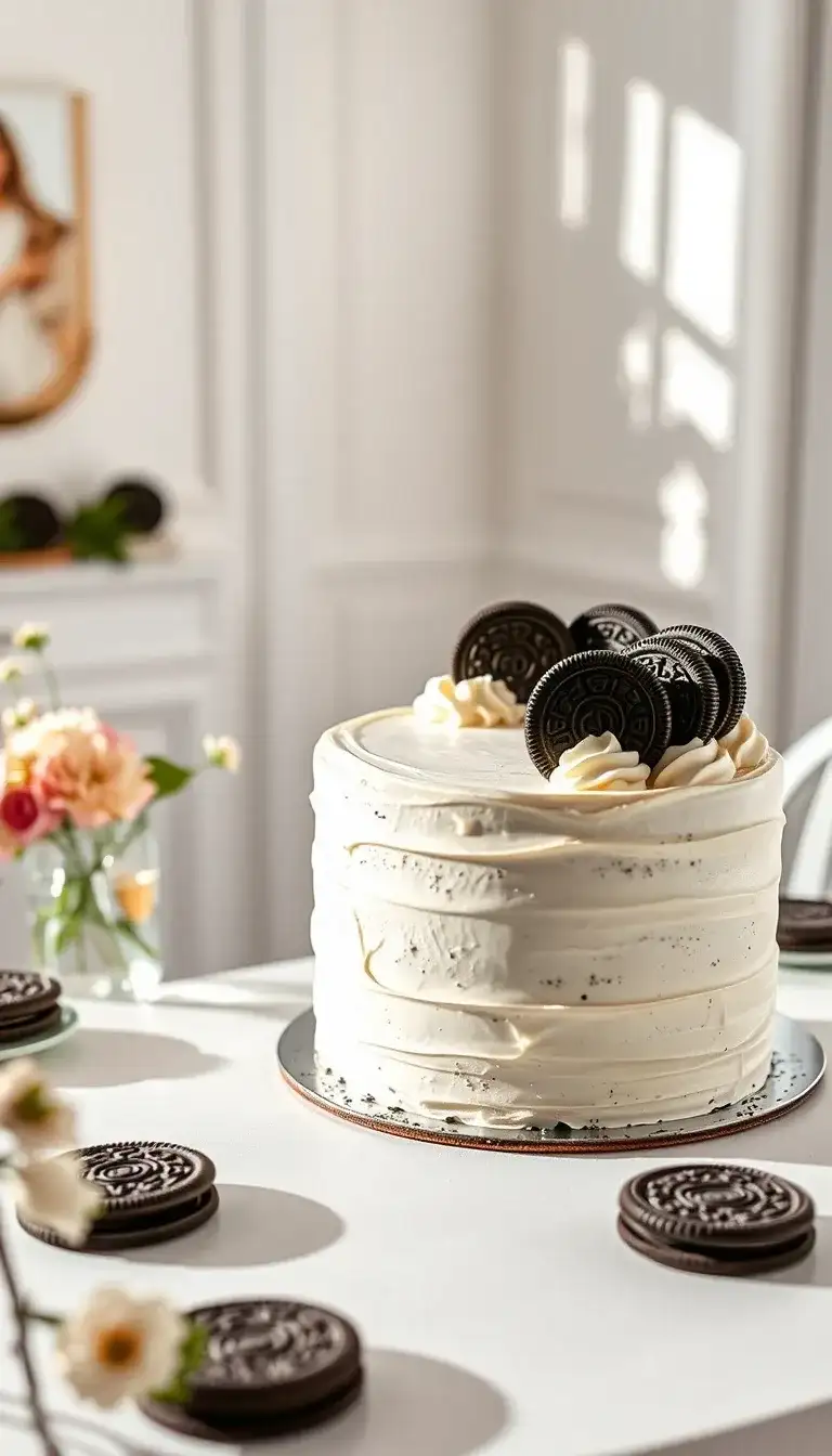 oreo white chocolate cake