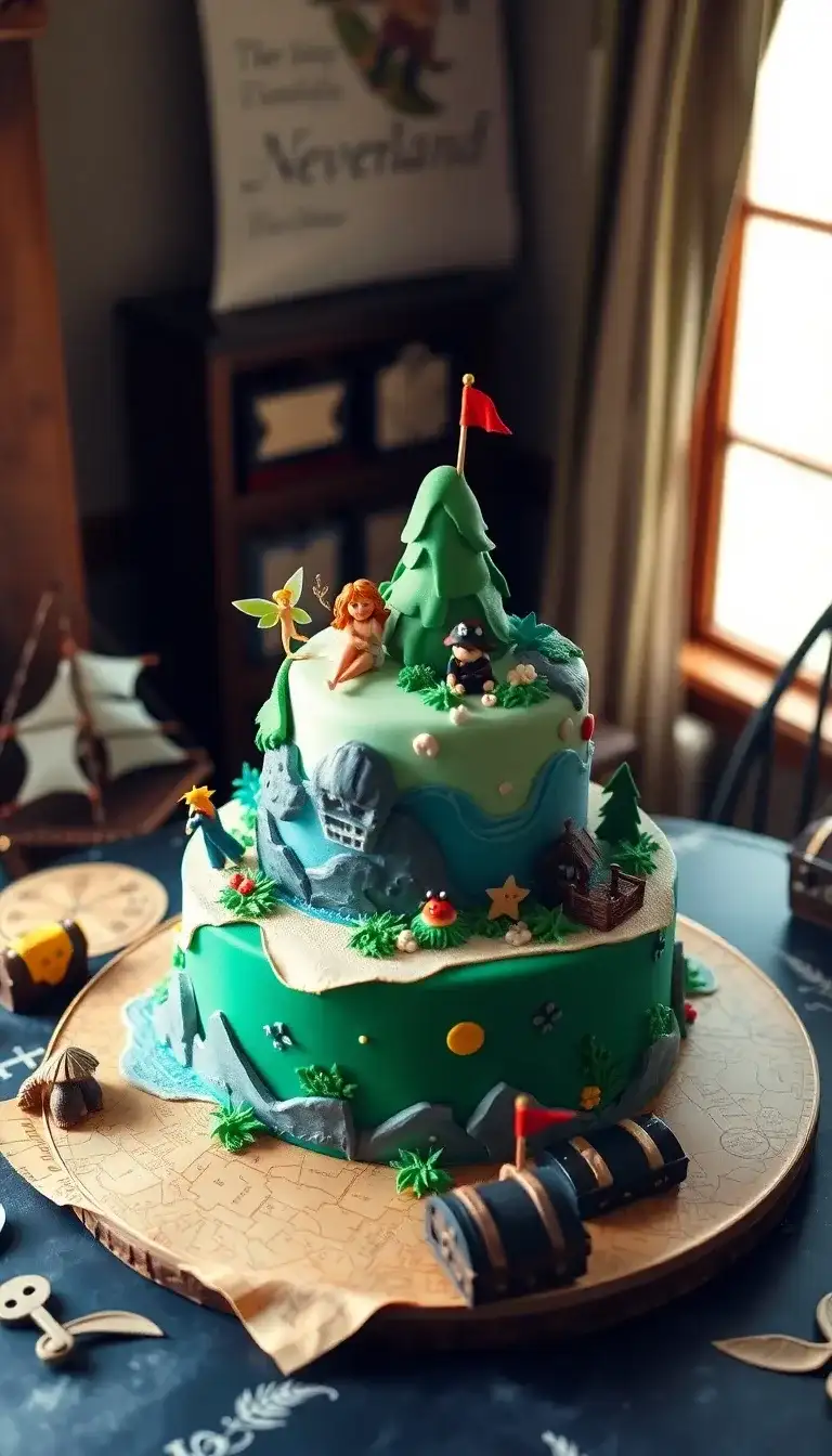 Peter Pan’s Neverland Adventure Cake1.webp