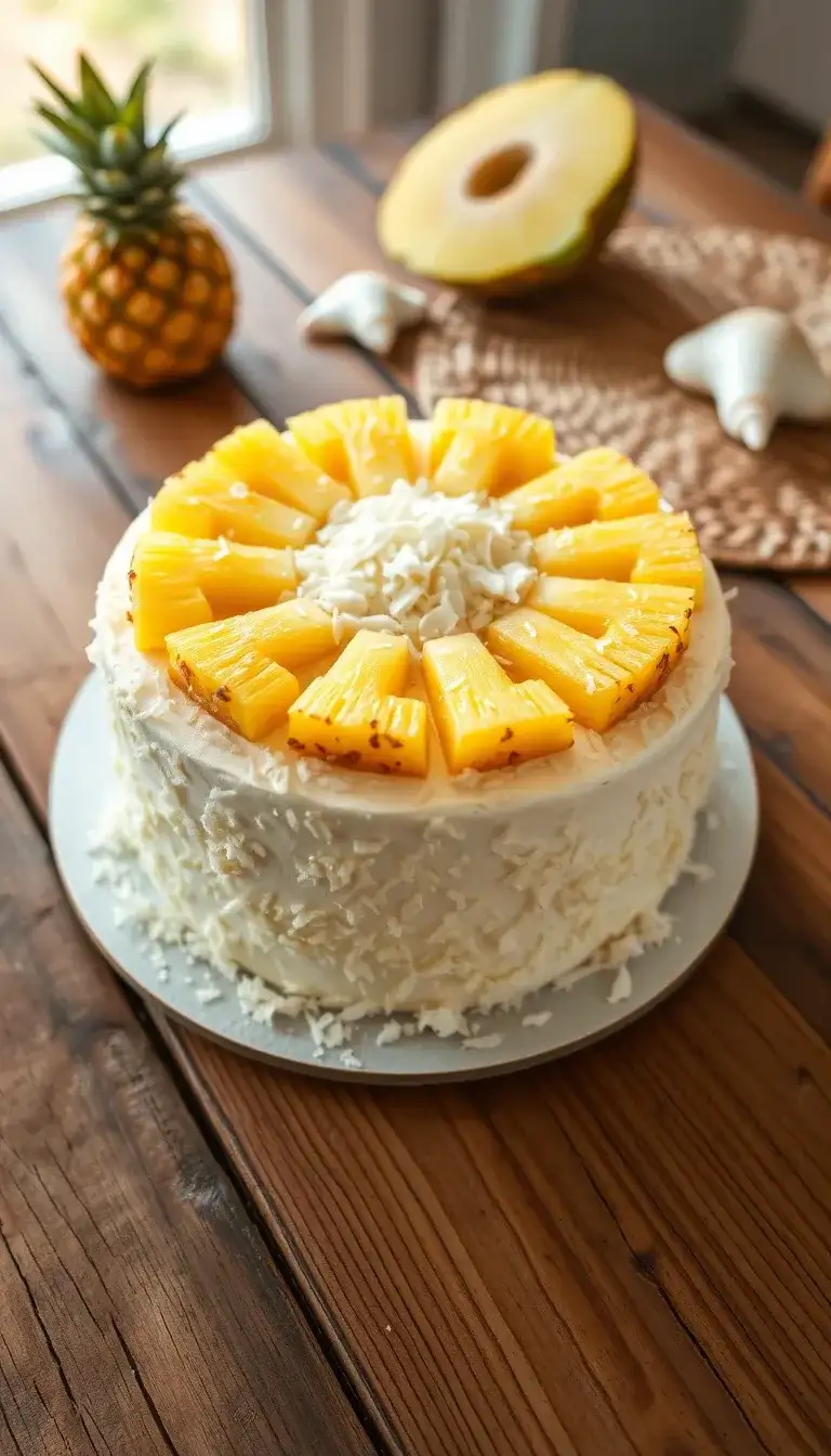 pineapple coconut dream cake