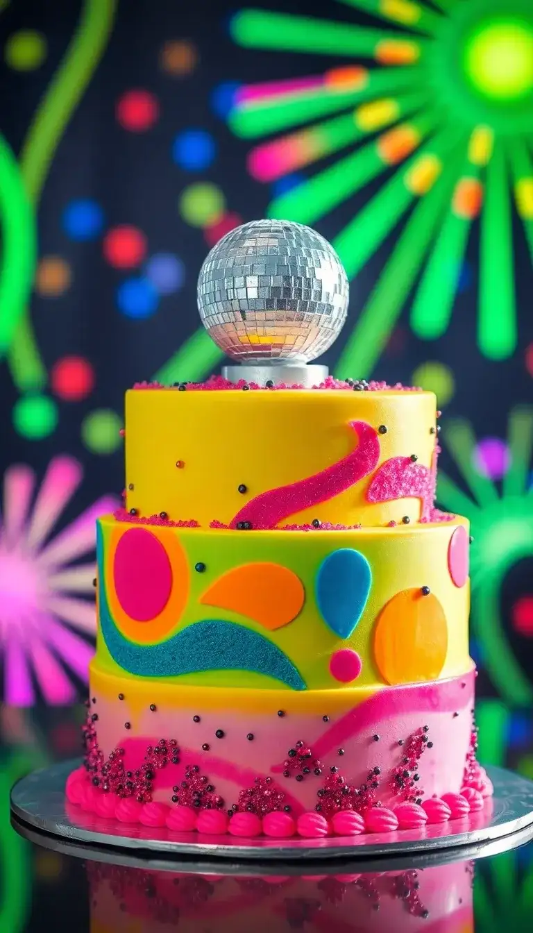 Retro 80’s Disco Cake2.webp