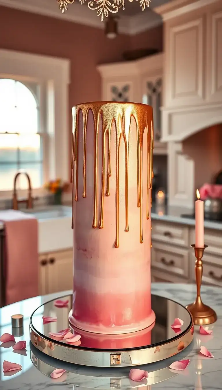 23 Stunning Rose Gold Cake Ideas to Elevate Your Celebrations | Cake ...