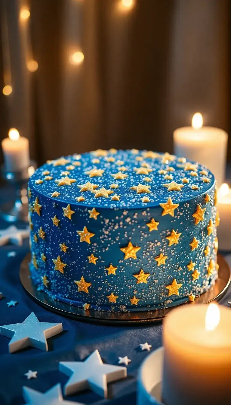 Shooting Star Night Cake1.webp
