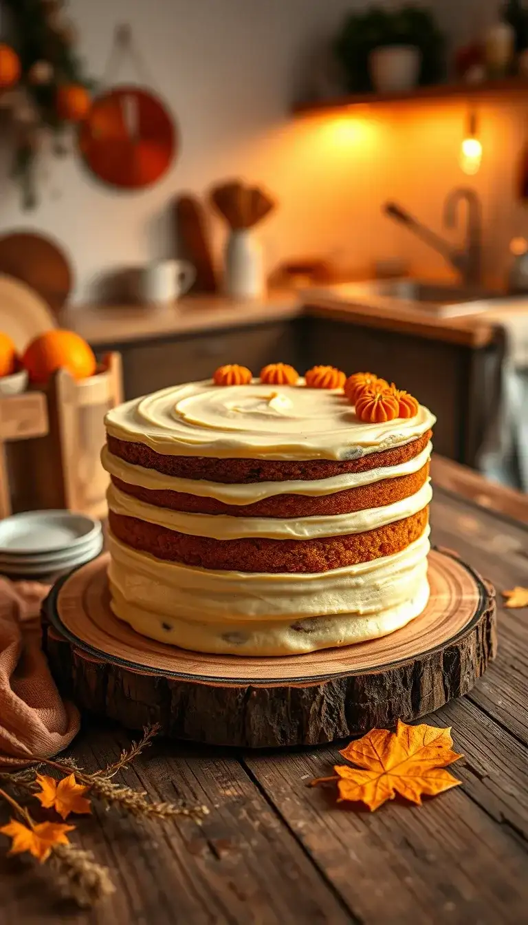 spiced orange carrot cake