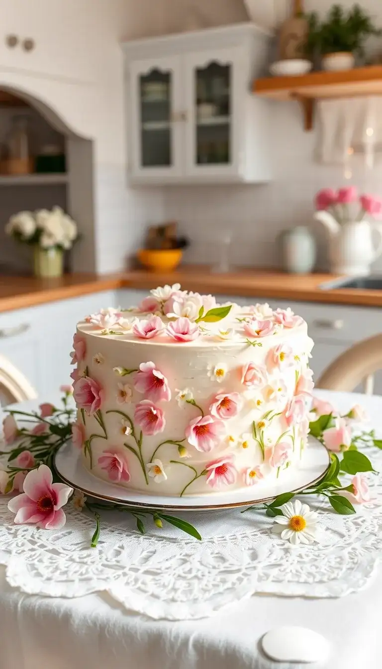 spring blossom cake