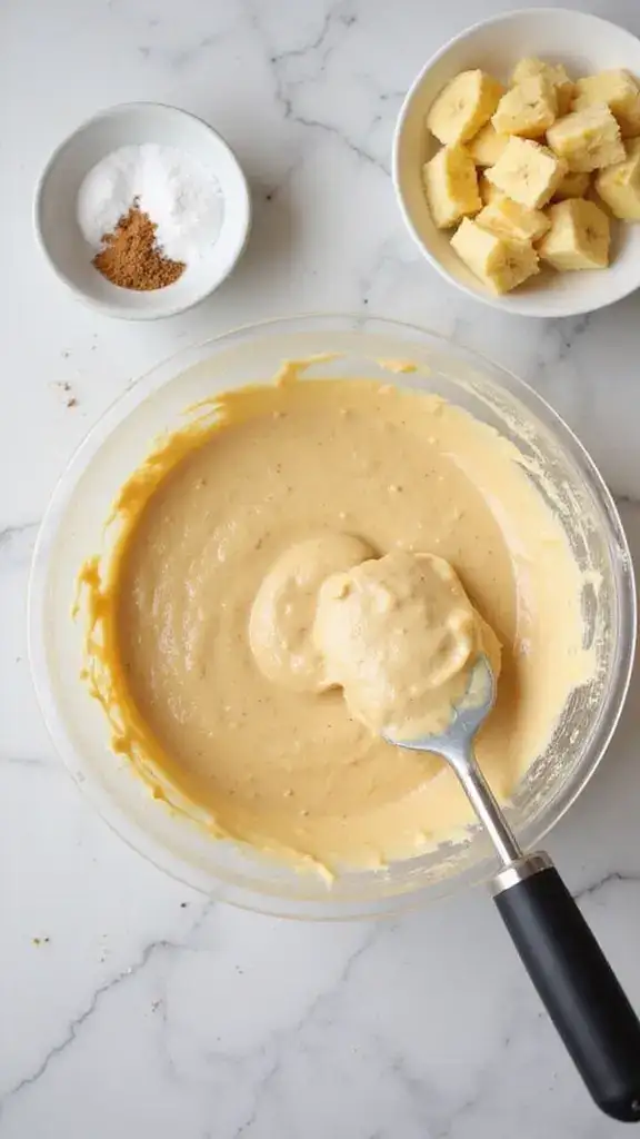 The Ultimate Homemade Banana Cake with Cream Cheese Frosting Recipe You’ll Want to Make Again! - The Perfect Mixing Technique