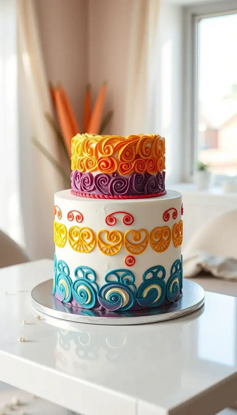 tuffle pride cake