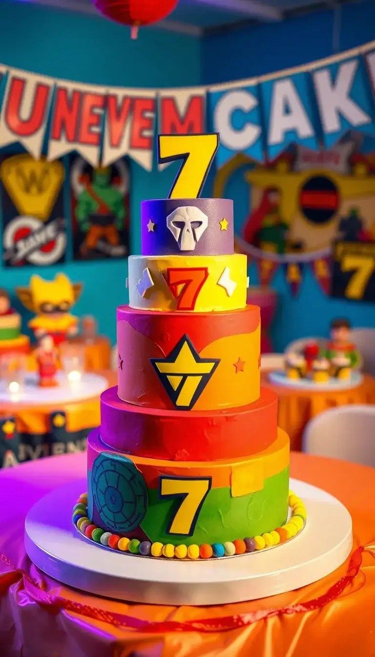 universe 7 team cake