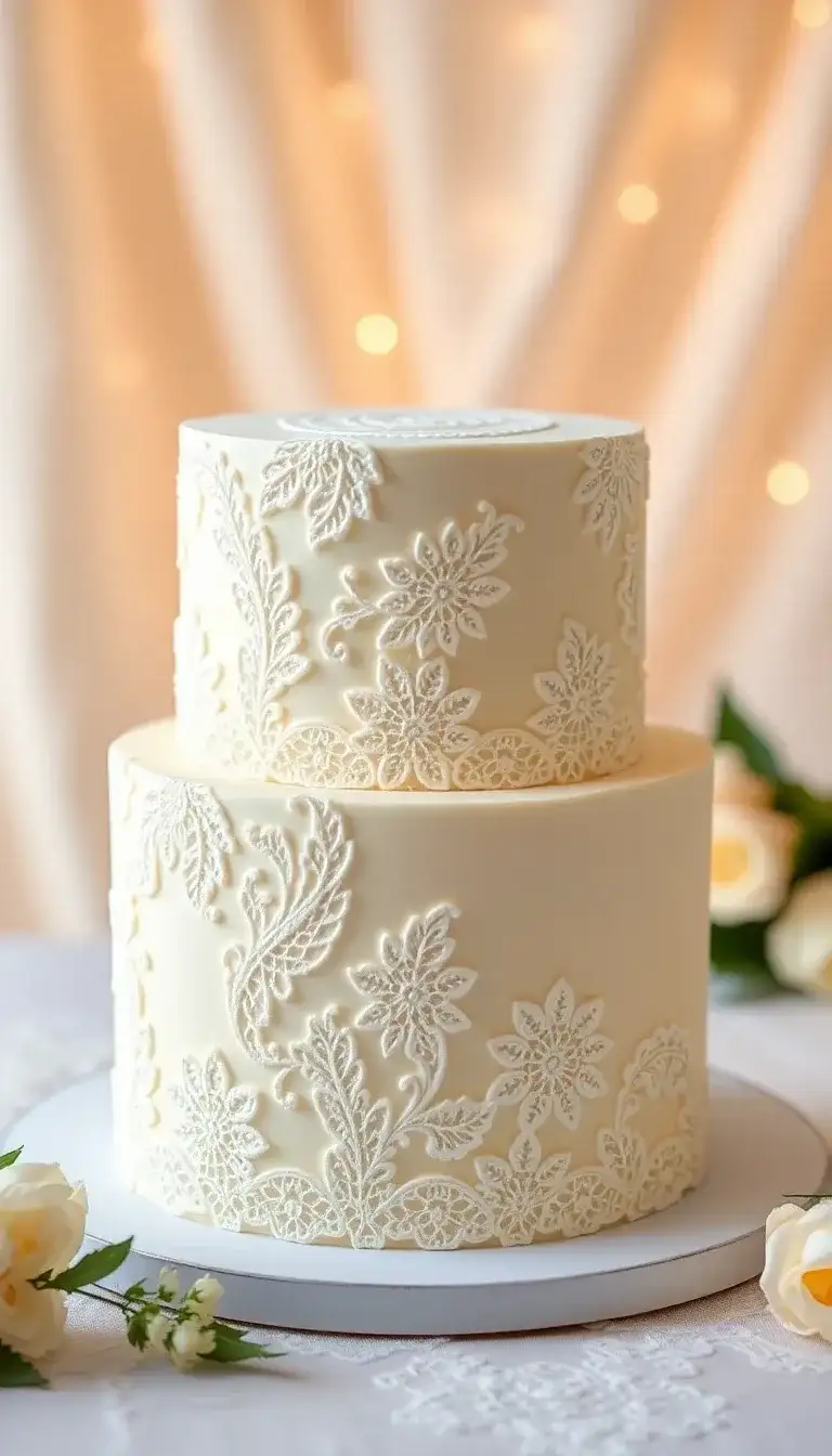 Vintage Lace Wedding Cake1.webp