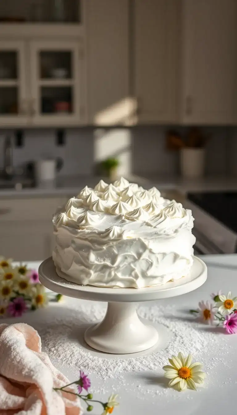 whipped cream cloud cake