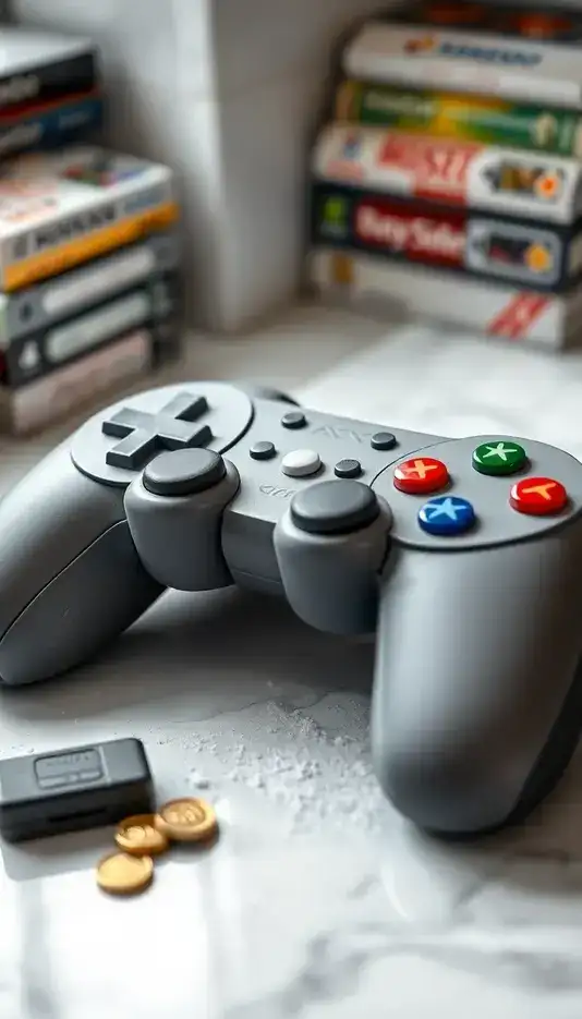 Game Franchise Themed Controller Cake